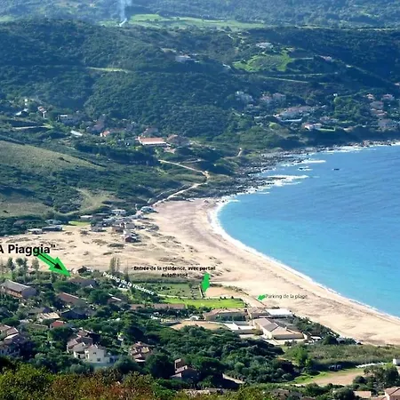Studio En Corse, Face A La Mer. Grande Terrasse.